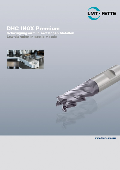 End mills DHC INOX Premium for exotic materials